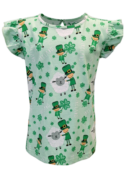 Kids Sheep Leprechaun T-Shirt 